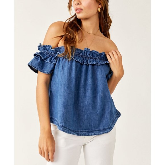 Free People Tops - 🎉LAST CHANCE🎉 FREE PEOPLE Maxine Top / Bleach Out